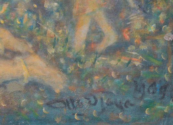 Otto Djaya ~ The Queen And Her Three Handmaidens (Ratu Dan Tiga Dayang-dayang) | GLOBAL AUCTION