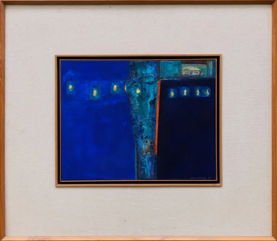 Abdul Djalil Pirous ~ Red Line (Garis Merah) | GLOBAL AUCTION