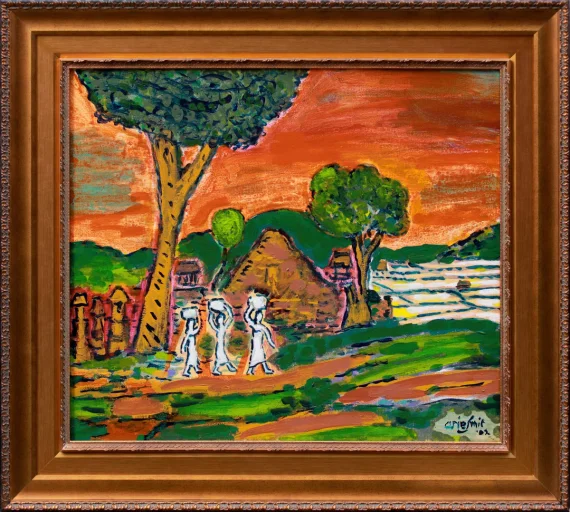 Arie Smit ~ Balinese Landscape (Pemandangan Bali) | GLOBAL AUCTION