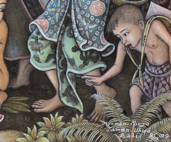 I Nyoman Meja ~ Barong Performance (Pementasan Barong) | GLOBAL AUCTION