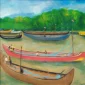 Sudarso ~ Boats In Muara Eretan (Perahu-perahu Di Muara Eretan) | GLOBAL AUCTION