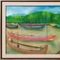 Sudarso ~ Boats In Muara Eretan (Perahu-perahu Di Muara Eretan) | GLOBAL AUCTION