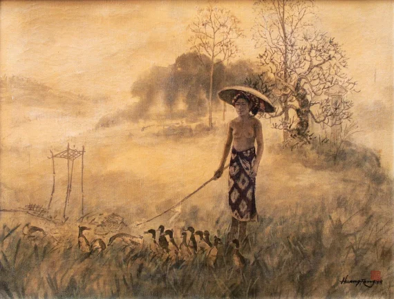 Huang Fong ~ Herding Ducks (Angon Bebek) | GLOBAL AUCTION