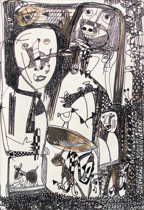 Widayat ~ Portrait Of A Thug (Wajah Seorang Gali) | GLOBAL AUCTION