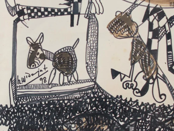 Widayat ~ Portrait Of A Thug (Wajah Seorang Gali) | GLOBAL AUCTION