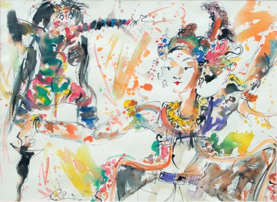 I Nyoman Gunarsa ~ Rangda And The Dancer (Rangda Dan Penari) | GLOBAL AUCTION