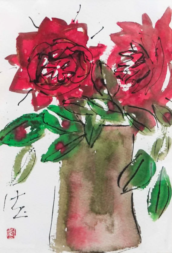 Earl Lu Ming-teh ~ Flowers | GLOBAL AUCTION