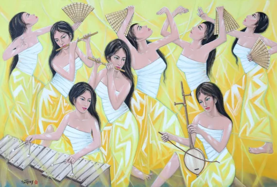 Yellow Dancers